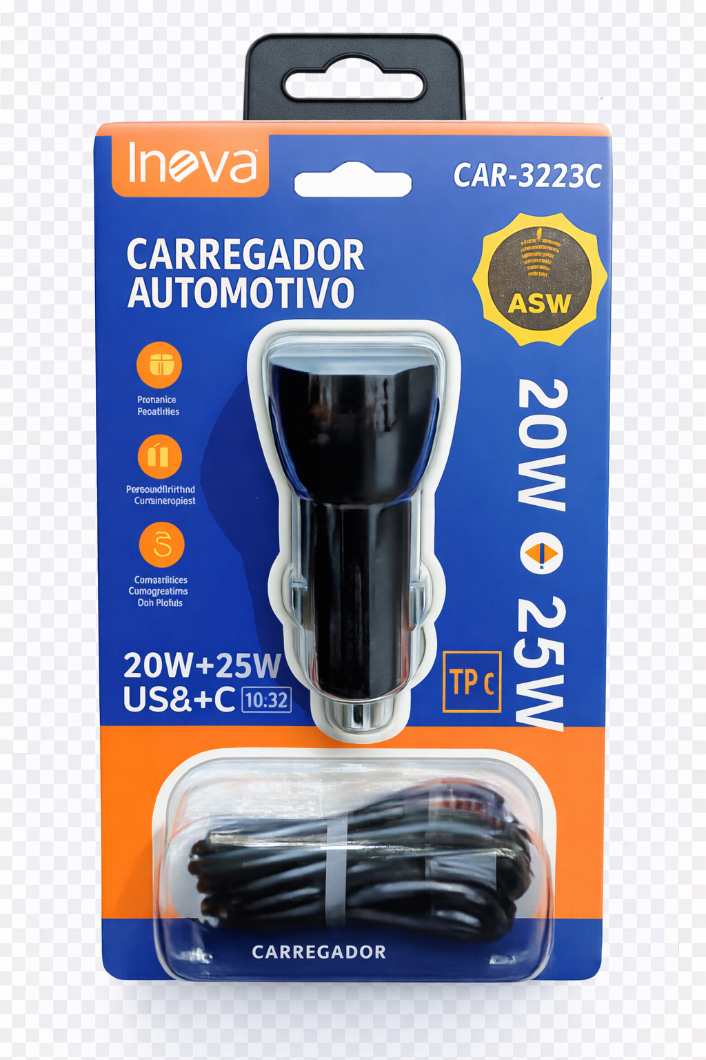 Carregador veicular turbo
